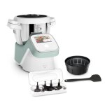 Moulinex hf9354f0 i - companion touch, robot cuiseur, 17 fonctions, connect�, rece