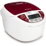 Moulinex mk705111 - multicuiseur - 5 litres - 750 watt - blanc / rouge