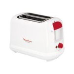 Moulinex principio plus lt160111 - grille - pain - 2 tranche - 2 emplacements - blanc / rouge