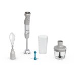 Moulinex quickchef + dd67eb10 blender 0, 5 l m�langeur par immersion 1000 w gris et acier inoxydable