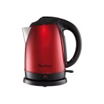 Moulinex subito by530530 - bouilloire - 1. 7 litres - 2 kwatt - rouge mtallis / noir