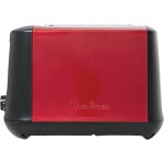 Moulinex subito select lt340d11 - grille - pain - 2 tranche - 2 emplacements - rouge / noir