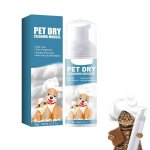 Mousse de nettoyage a sec pour animaux domestiques, sans eau, hypoallerg�nique, pour chiens malodorants, ...