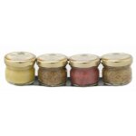Moutardes 4 pots portion fallot Moutardes 4 pots portion fallot