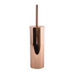Msv brosse wc avec support acier inox doha effet cuivre