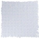 Msv tapis fond de douche pvc galets 53x53cm transparent Msv tapis fond de douche pvc galets 53x53cm transparent