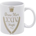 Mug 24k magic bruno mars tasse en porcelaine imprime double face tasse a caf en cramique tasse a th ...
