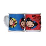 Mug 3d pucca pvc - couleur : bleu