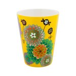 Mug 45 cl jaune porcelaine de chine 12 x 0 x 6 cm