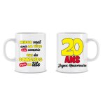 Mug age anniversaire 20 ans