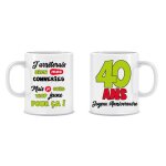 Mug age anniversaire 40 ans