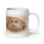 Mug alligator, portrait en graphite 567 ml
