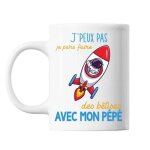 Mug - bêtises - pépé astronaute - céramique - 325 ml - lave - vaisselle et micro - onde Mug - bêtises - pépé astronaute - céramique - 325 ml - lave - vaisselle et micro - onde