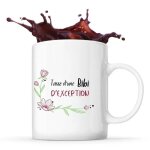 Mug - bibi d'exception - cramique - blanc - cylindrique - 325 ml
