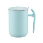 Mug bleu ciel a double paroi en acier inoxydable 550 ml ¿ anti - fuite, anti - brlure, finition givre ...