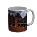 Mug cramique chateau fougeres sur bievre france renaissance chevalier