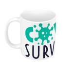 Mug céramique covid survivor héros virus Mug céramique covid survivor héros virus