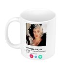 Mug cramique cruella dalmatien rseau social amour mchante