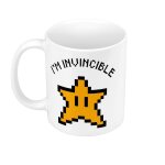 Mug céramique etoile mario invincible jeux vidéo retro gaming vintage Mug céramique etoile mario invincible jeux vidéo retro gaming vintage