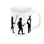 Mug céramique evolution accordéon musette instrument musicien france Mug céramique evolution accordéon musette instrument musicien france