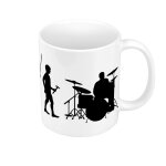 Mug céramique evolution batterie rock musique instrument musicien Mug céramique evolution batterie rock musique instrument musicien