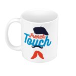 Mug céramique french touch moustache beret bébé Mug céramique french touch moustache beret bébé