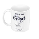 Mug céramique j'peux pas j'ai aligot aveyron purée fromage Mug céramique j'peux pas j'ai aligot aveyron purée fromage