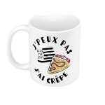 Mug cramique j'peux pas j'ai crpe bretagne terroir nourriture