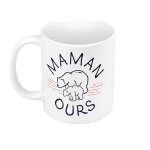Mug céramique maman ours famille mignon animal Mug céramique maman ours famille mignon animal