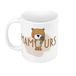 Mug cramique mamours la maman ours dessin illustration