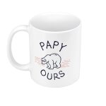 Mug céramique papy ours famille mignon animal polaire Mug céramique papy ours famille mignon animal polaire