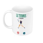 Mug céramique le tennis m'appelle sport raquette Mug céramique le tennis m'appelle sport raquette