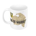 Mug cramique val de marne 94 dpartement crteil carte ile de france