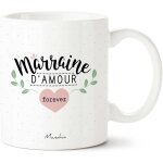 Mug cadeau marraine - marraine d'amour forever - avec boite kraft - imprimé en france - 330 ml céramique ... Mug cadeau marraine - marraine d'amour forever - avec boite kraft - imprimé en france - 330 ml céramique ...