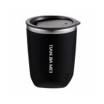 Mug de camping isotherme en acier inoxydable  thermos de voyage 300 ml avec couvercle anti - fuite, ...