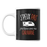 Mug caravane j'peux pas noir tasse cadeau personnalisé Mug caravane j'peux pas noir tasse cadeau personnalisé