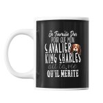 Mug cavalier king charles je travaille dur tasse cadeau personnalisé Mug cavalier king charles je travaille dur tasse cadeau personnalisé