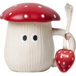 Mug champignon avec couvercle mushroom mug 400ml café mug champignon cadeau céramique tasse a thé avec ... Mug champignon avec couvercle mushroom mug 400ml café mug champignon cadeau céramique tasse a thé avec ...
