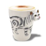 Mug t�te de chat en 3d tasse animal