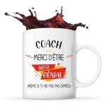 Mug coach g�nial sans faire expr�s tasse cadeau travail m�tier d�part retraite coll�gue anniversaire ...