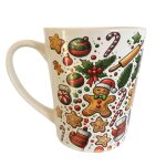 Mug conique pain d�epices de no�l