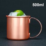 Mug de cuisine en cuivre mule de moscou, en acier inoxydable, solide et durable, pour cocktail, restaurant, ...