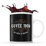 Mug - cuv�e - 1959 - imprim� en france - r�sistant lave - vaisselle - 325 ml