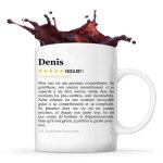 Mug - denis - tasse couple - c�ramique - compatible lave - vaisselle - design contemporain