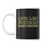 Mug echecs soit avec toi tasse cadeau personnalis�