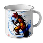 Mug emaill mtal dragon ball super goku go kamehame