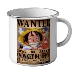 Mug emaill mtal one piece monkey d luffy recompense 300 millions de berry