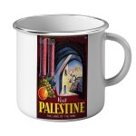 Mug emaill mtal palestine land of the bible sacre travel voyage