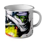 Mug emaill mtal piccolo satan petit coeur rayon fatal makanko sappo dragon ball dbz manga