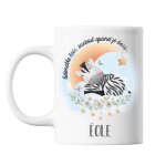 Mug eole adorable b�b� quand je dors z�bre cadeau b�b� et naissance